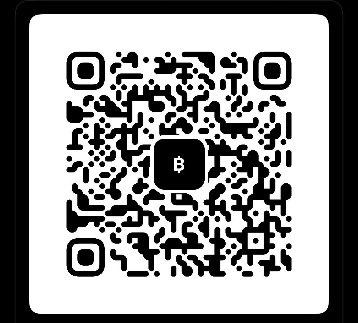 Bitcoin payment QR code